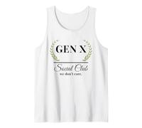 Gen X Social Club no nos importa. Funny Generation X Camiseta sin Mangas