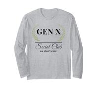 Gen X Social Club no nos importa. Funny Generation X Manga Larga