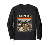 Gen X We Made Ceniceros En Art Retro Nostalgia Design 80s 90 Manga Larga