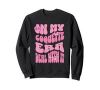 Gen Z Preppy Girls En Mi Era Coqueta Deal With It Pink Bows Sudadera