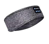 GEN:ZAI Auriculares inalámbricos Bluetooth para dormir, con bocinas ultrafinas, micrófono integrado, recargables, para dormir de lado, correr, yoga, viajes, color gris