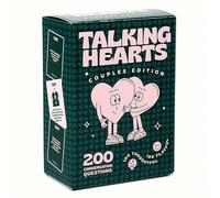 GEN:ZAI Talking Hearts - Juego de edición para parejas, 200 preguntas reflexivas y juguetonas, cita nocturna, Día de San Valentín, conexión más profunda