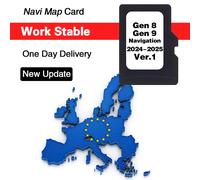 GEN8 GEN9 Actualización Tarjeta TF Europa Reino Unido Mapas Sat Nav GPS 8GB Mapas 2024/2025 Datos para Lexus Toyota Navegación GPS for Lexus GEN8-GEN9