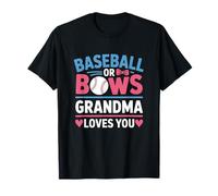 gender reveal béisbol o lazos la abuela te quiere Camiseta