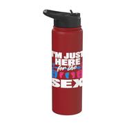 Gender Reveal Costume for Men Women Adult Gender Reveal Stainless Steel Insulated Water Bottle