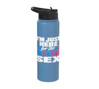 Gender Reveal Costume for Men Women Adult Gender Reveal Stainless Steel Insulated Water Bottle