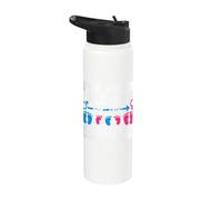 Gender Reveal Costume for Men Women Adult Gender Reveal Stainless Steel Insulated Water Bottle