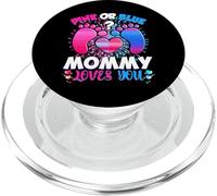 Gender Reveal Mommy Team Rosa o Azul Qué Piensas PopSockets PopGrip para MagSafe