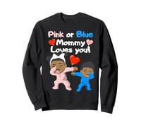 Gender Reveal Party Mommy Loves You Sudadera