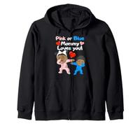 Gender Reveal Party Mommy Loves You Sudadera con Capucha