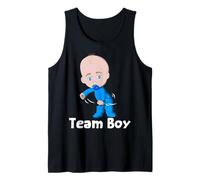 Gender Reveal Party Team Boy Cute Flossing Baby Floss Gift Camiseta sin Mangas