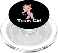 Gender Reveal Party Team Girl Cute Flossing Baby Floss Gift PopSockets PopGrip para MagSafe