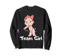 Gender Reveal Party Team Girl Cute Flossing Baby Floss Gift Sudadera