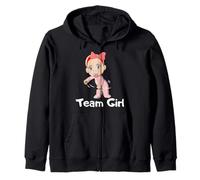 Gender Reveal Party Team Girl Cute Flossing Baby Floss Gift Sudadera con Capucha