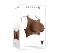 Gender X Undergarments Pecho Artificial - Plate C-Cup Dark Brown 28 Cm