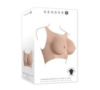 Gender X Undergarments Pecho Artificial - Plate C-Cup Light Flesh 28 Cm
