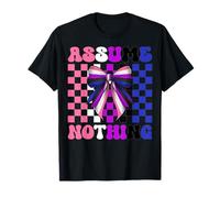 Genderfluid - Bandera de orgullo fluido de género LGBTQ asumir nada Camiseta