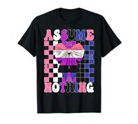 Genderfluid - Bandera de orgullo fluido de género LGBTQ asumir nada Camiseta