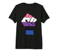Genderfluid Bandera Igualdad Camiseta Premium