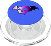 Genderfluid Bat Vampire Skull Queer Pride Goth Halloween PopSockets PopGrip para MagSafe