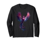 Genderfluid Phoenix Bird Queer Pride Flag Rising From Ashes Manga Larga