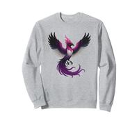 Genderfluid Phoenix Bird Queer Pride Flag Rising From Ashes Sudadera