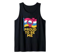 Genderfluid Pride Proud To Be Me Genderfluid Bandera LGBTQ+ Camiseta sin Mangas