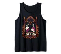 Genderqueer Pride Love Is Love Modern Non-binary LGBTQ+ Camiseta sin Mangas