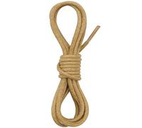 Gendewiner 1 Par 150 cm Caqui Cordones de Cuero Encerado Redondos 2.5 mm Delgados para Zapatos de Cuero Oxford Formales Doc Martens Salomon