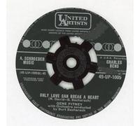 GENE PITNEY - only love can break a heart / if i didn't have a dime 45 rpm single