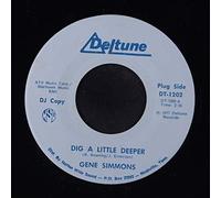 GENE SIMMONS - dig a little deeper / jesus loves mary 45 rpm single