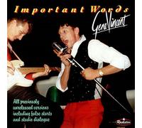 Gene Vincent - Gene Vincent Important Words 1989 UK vinyl LP RSR-LP1020