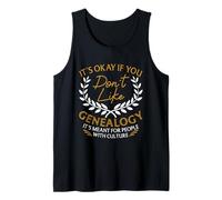 Genealogía Historiador Árbol Genealógico Está Bien Genealogista Camiseta sin Mangas
