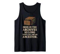Genealogía Nerd Gift Family Tree Research Ancestry Club Camiseta sin Mangas