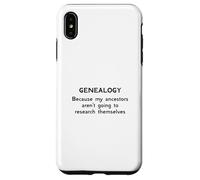 Genealogía porque mis antepasados no van a investigar Carcasa para iPhone XS Max