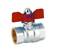 Genebre val-ge - Válvula esfera hembra-hembra 1/2" prestige pn25/16 rojo