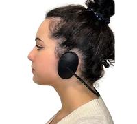 Genedy Fundas para las orejas para ducha, protección contra el calor y el tinte del cabello, color negro, impermeables, para lavar el cabello, tapones de silicona reutilizables para teñir el cabello,