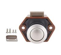 geneic Diámetro 20 mm Camper Car Push Lock RV Barco Cajón Pestillo Cerraduras de Botón para Muebles Hardware
