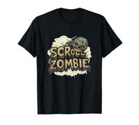 Generación divertida Desplazamiento con este Scroll Zombie Camiseta