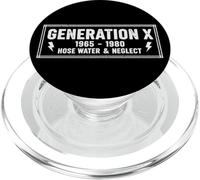 Generación X Elevada en Manguera Agua y Descuido Generación de Humor PopSockets PopGrip para MagSafe