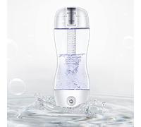 Generador Agua hidrógeno, Botella Agua alcalina hidrógeno ionizador con Bola cerámica USB Recargable Tritan Taza plástico Rica hidrógeno 3 Minutos Aumenta Contenido hidrógeno hasta 1200 PPB 350 ml