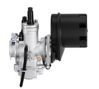 Generador Carburador 1SET para Piaggio para Polini para CP 15 17.5 19 21 23 24mm 50cc 125cc para Puch Carburador con Filtro De Aire Kit De Estrangulador Manual(17.5mm)