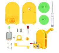 Generador Conjunto de Construcción | Kit Científico Generador Eléctrico | Proyecto Manual Portátil para - Aprendizaje Educativo en la Escuela o Hogar