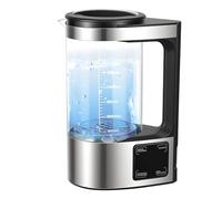 Generador de Agua Hidrogenada Eléctrica, Generador de Agua Hidrógeno Portátil con Pantalla LED, 800-1200 PPB, Calefacción Termostática Inteligente para Hogar, Oficina Deporte (A)