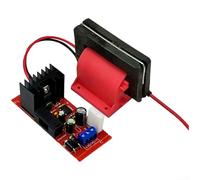 Generador de alto voltaje 12V Entrada 30kV Salida de pulso Módulo de potencia con protección contra sobrecorriente para educación Herramienta de enseñanza Equipo electrónico 8x3.8cm (A)