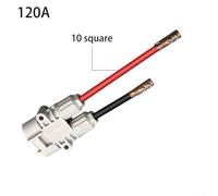 Generador de carretilla elevadora de alta corriente Conector eléctrico impermeable macho hembra 120A 1200V para equipos mecánicos y eléctricos de vehículos (macho A)