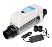 Generador de cloro de agua salada de 20 g/h para piscinas y spas de hasta | El modelo de 8 g/h es adecuado para piscinas con un volumen de agua de hasta 35 m³.
