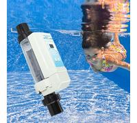 Generador de cloro salado para piscinas, sistema de agua salada autolimpiante, clorador de electrólisis, salida de 12 g/h para piscinas de agua salada