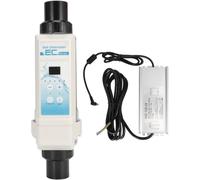 Generador de Cloro Salino para Piscina y SPA, Clorinador Agua Salada Automático con Salida Ajustable 20%-100%, Opciones Multi-Tamaño hasta 85 m³ (8g/h, 12g/h, 16g/h, 20g/h),HT8