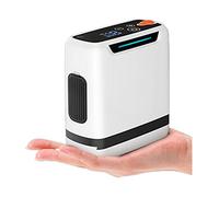 Generador de Concentrador de Oxígeno Portátil, Pulso y Oxígeno de Frecuencia Constante, Inhalador de Oxígeno de Alta Pureza al 96% 1-7 L/min, áreas de Gran Altitud por Encima de 6000m.,AQDER